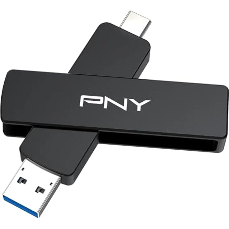 PNY Duo LINK V3, 2TB USB 3.2 Gen 2 OTG Flash Drive mit Lesegeschwindigkeiten bis zu 1000 MB/s, Schreibgeschwindigkeiten bis zu 800 MB/s, kompatibel mit Type-C und Type-A Geräten – Bild 5