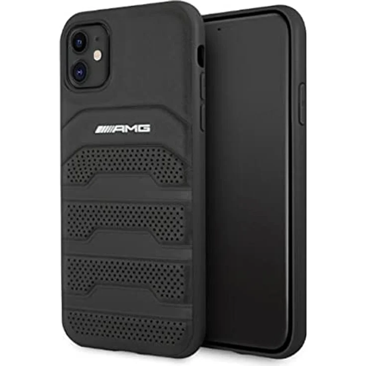 Mercedes-Benz Hard Cover Debossed Black, fÃ¼r iPhone 11, AMHCN61GSEBK (iPhone 11), Smartphone HÃ¼lle, Schwarz – Bild 1