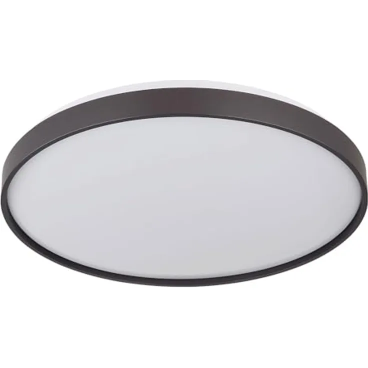 Globo Deckenlampe LED Schlafzimmerlampe anthrazit opal D 48 cm, Smarte Deckenbeleuchtung