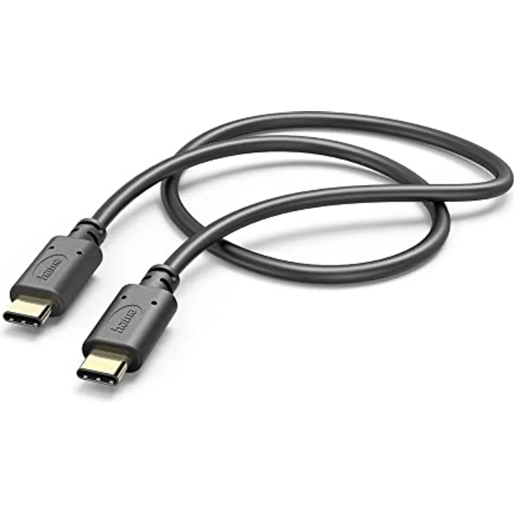 Hama Ladeabel, USB-C - USB-C, 1 m, Schwarz – Bild 2