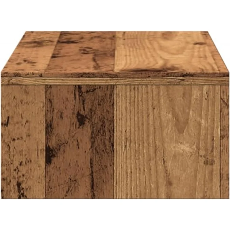 vidaXL Monitorständer mit Schubladen, Altholz-Optik, 50x27x15 cm, robuster Holzwerkstoff, pflegeleicht – Bild 6