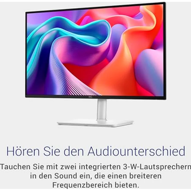Dell 27 Plus Monitor S2725DSM, QHD (2560x1440), 144Hz, 1ms MPRT, IPS, Höhenverstellbar, integrierte Lautsprecher, Weiß, 3 Jahre Garantie – Bild 4