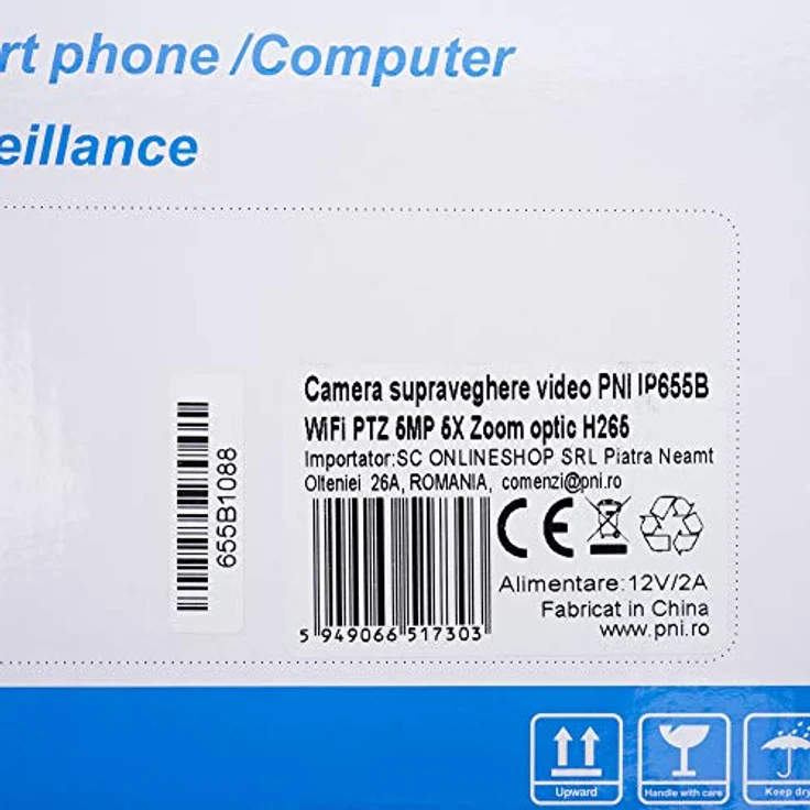 PNI IP655B, IP Full HD Überwachungskamera mit Nachtsicht bis 50 m, 5-facher optischer Zoom, schwarz – Bild 6