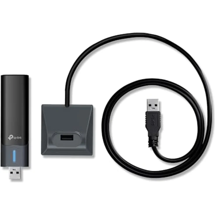 TP-Link Archer TXE70UH WLAN Stick für PC, USB WLAN Adapter AXE5400 Dualband, MU-MIMO, WPA3, USB 3.0, nur Kompatibel mit Windows 10/11 – Bild 3