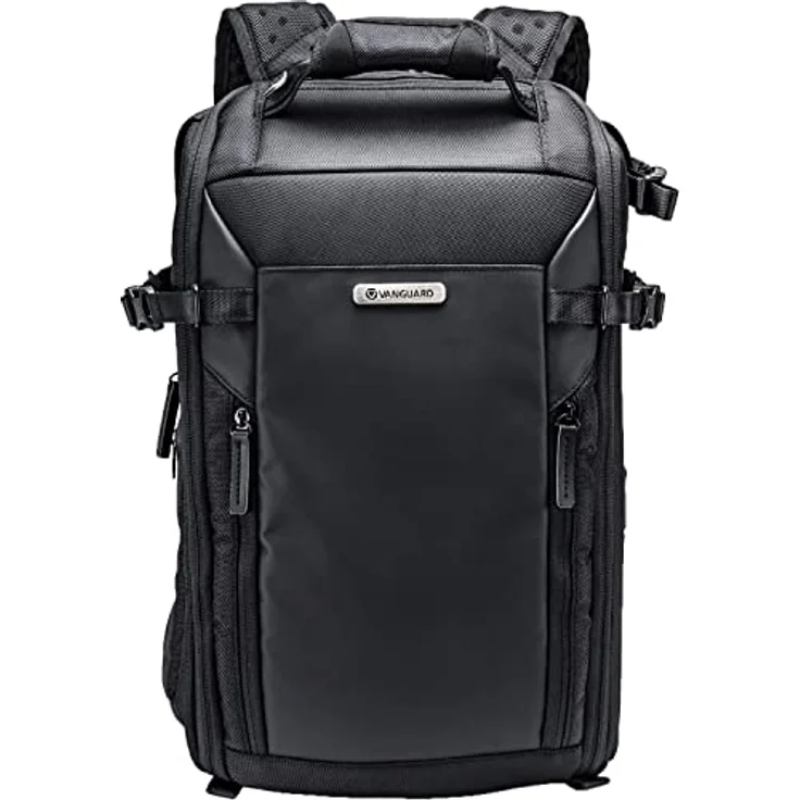 Vanguard VEO SELECT 45BFM BK Rucksack (Fotorucksack) - Kameratasche für DSLR- oder CSC-Kamera, Platz für 4-5 Objektive, Tablet bis 10,5 Zoll, Schwarz – Bild 1
