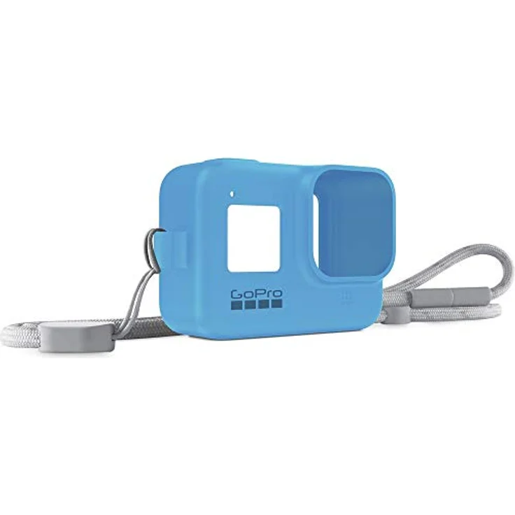 GoPro Hülle + Trageband für HERO8 Black - Bluebird (Offizielles GoPro Zubehör) Blau – Bild 4
