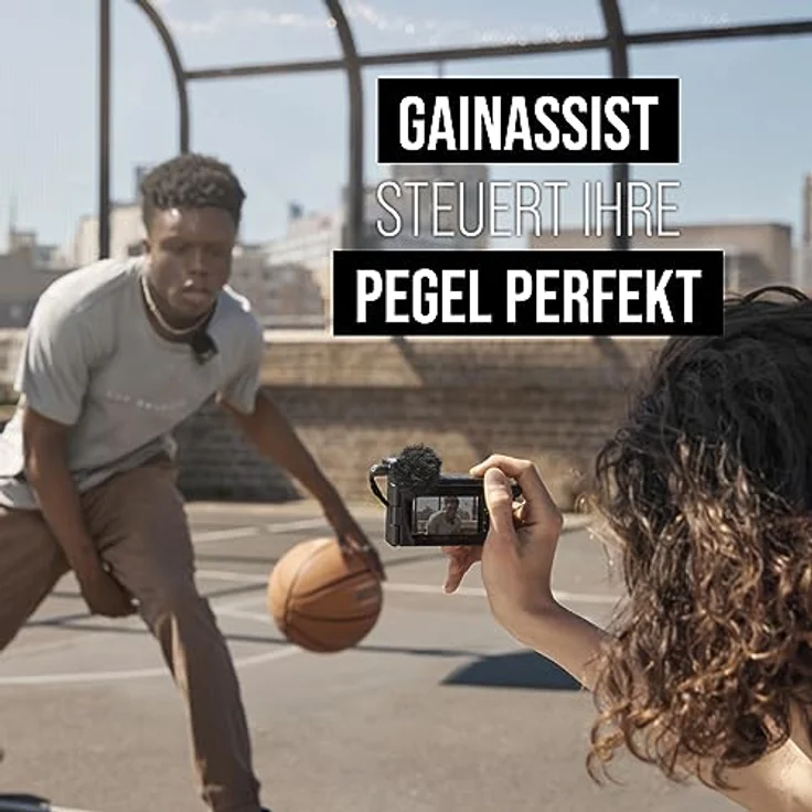 RØDE Wireless ME Ultrakompaktes und drahtloses Mikrofonsystem mit eingebauten Mikrofonen, GainAssist-Technologie und 100m Reichweite für Filmaufnahmen, Interviews und Inhaltserstellung, schwarz – Bild 4