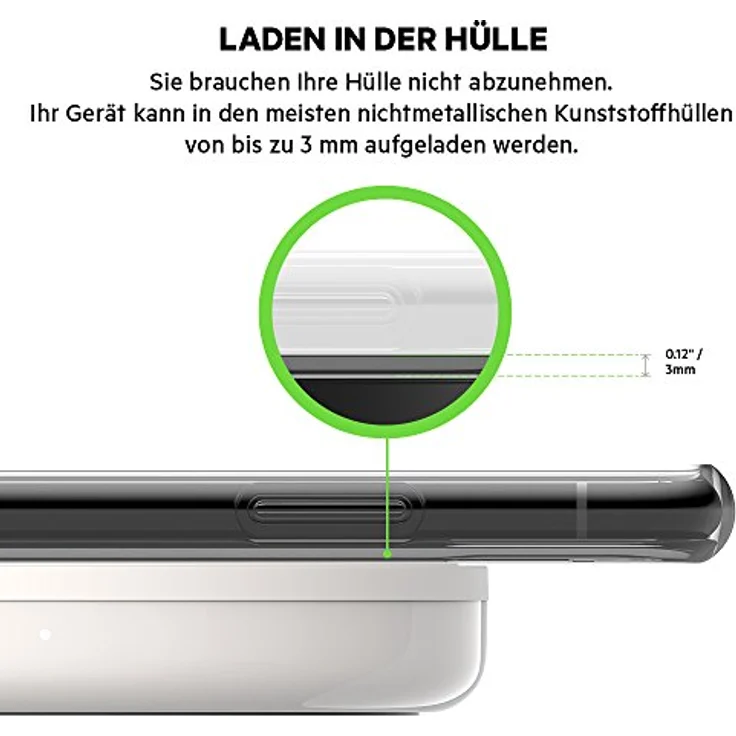 Belkin Boost UP Bold Wireless Charging Pad, 10 W, weiß – Bild 3