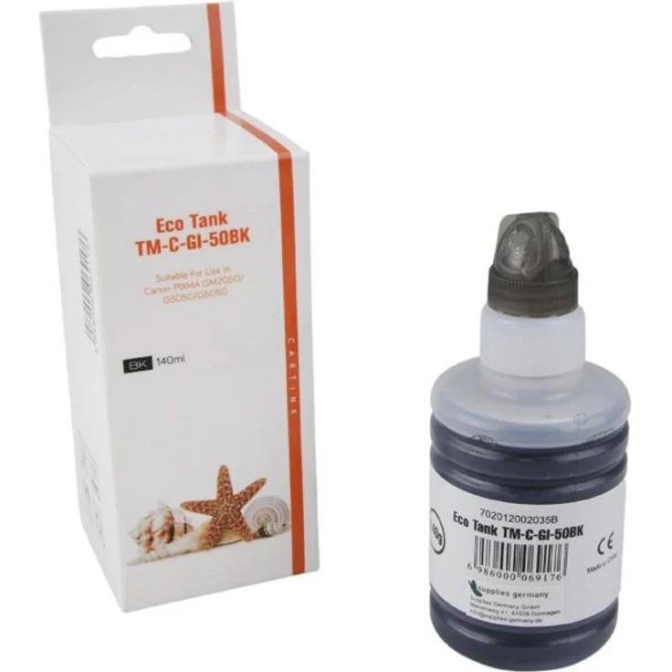 Supplies Germany GI-50 PGBK / 3386C001 Nachfülltinte, 140.0 ml Tintenflasche, schwarz für Canon
