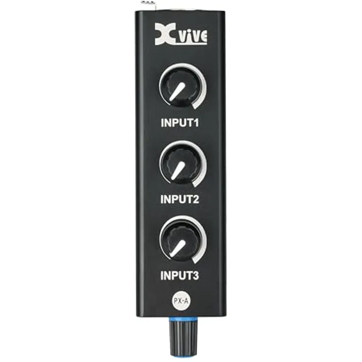 Xvive XVIVE PX Mixer/Kopfhörer-Verstärker, kompakter Mischermontager mit hochwertigem Klang