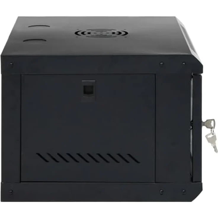 vidaXL 6U Wand Netzwerkschrank, Serverschrank Wandmontage, 19" Rack Server Schrank, Datenschrank Abschließbar, IP20 - vidaXL – Bild 4