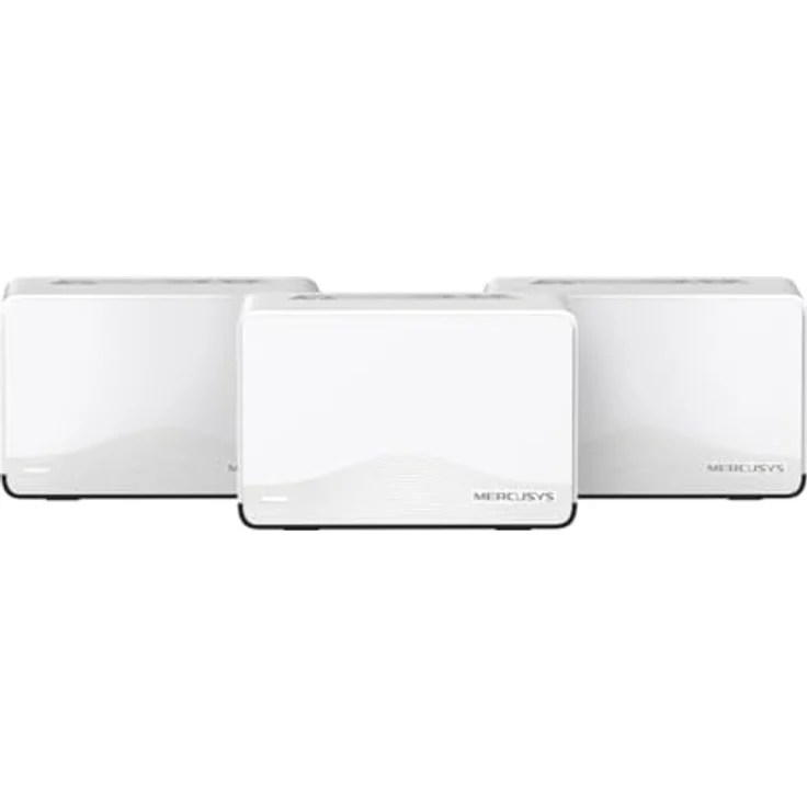 Mercusys Halo H27BE Mesh-System (3er-Pack), Wi-Fi 7, Dual-Band, 3,6 Gbps, weiße Ausführung – Bild 1