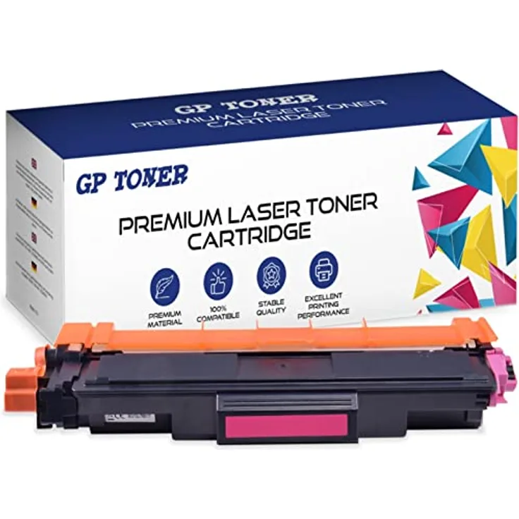 GP TONER Toner kompatibel mit Brother TN-247, Magenta, für DCP-L3510CDW, MFC-L3710CW, MFC-L3730CDN, 2500 Seiten Seitenertrag