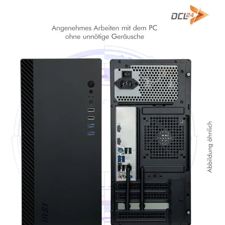 DCL24.DE Office PC Ryzen 5 5500, GT1030, 16GB RAM, 1TB SSD, Windows 11 Pro – Bild 4