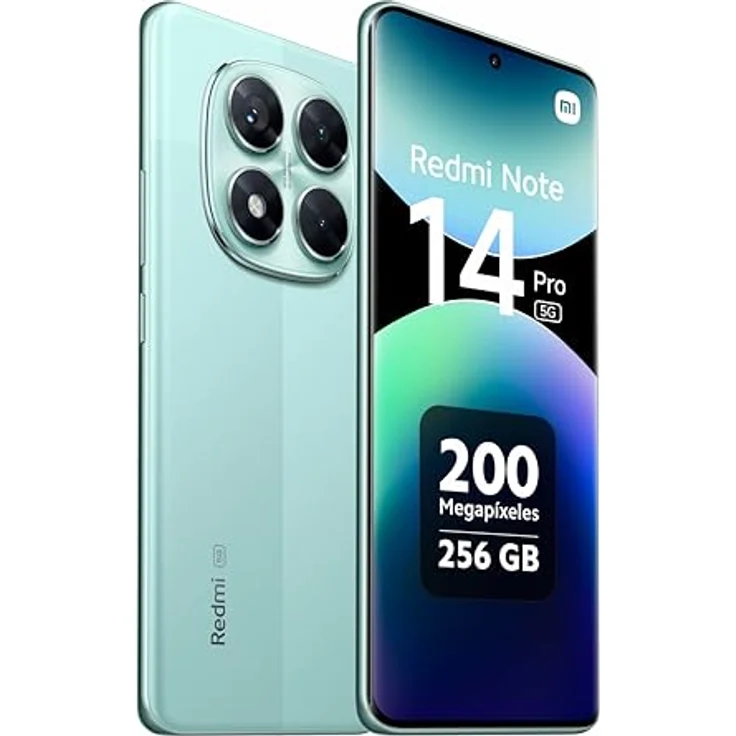 Xiaomi Redmi Note 14 Pro 5G, Smartphone mit 256GB/8GB RAM, Dual-SIM, ivy-green – Bild 2