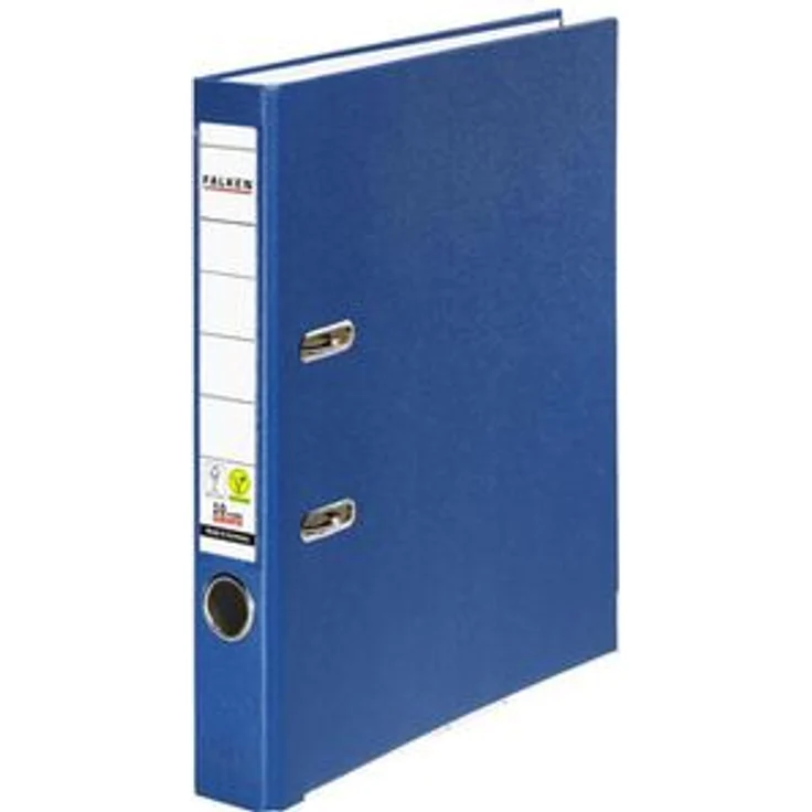 Falken Ordner 9984154, PP, A4, 5cm, Kunststoffordner, blau – Bild 1