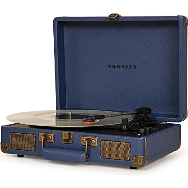 Crosley Cruiser Plus Plattenspieler, Marineblau