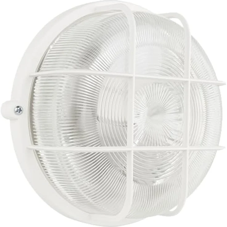 REV Feuchtraumleuchte LED - Feuchtraumlampe rund, IP44, 7W, 600lm, 3000K - ideale Wand- oder Deckenlampe, weiß – Bild 3