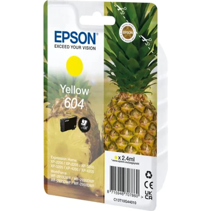 Tinte Original Epson - Gelb 604 Standardgröße, C13T10G44020, Estándar – Bild 2