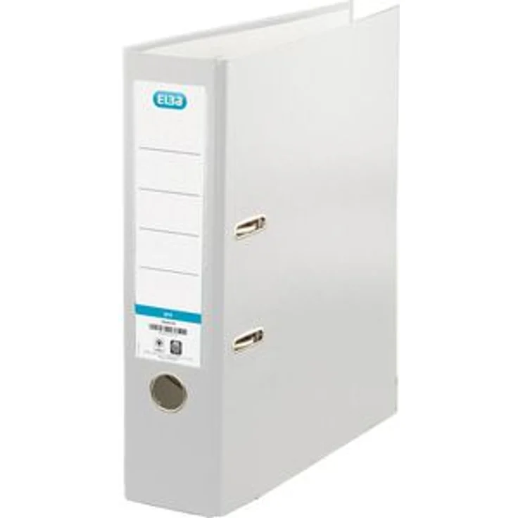 Elba Ordner 10456 WE smart Pro, PP, A4, 8cm, Kunststoffordner, weiß – Bild 1