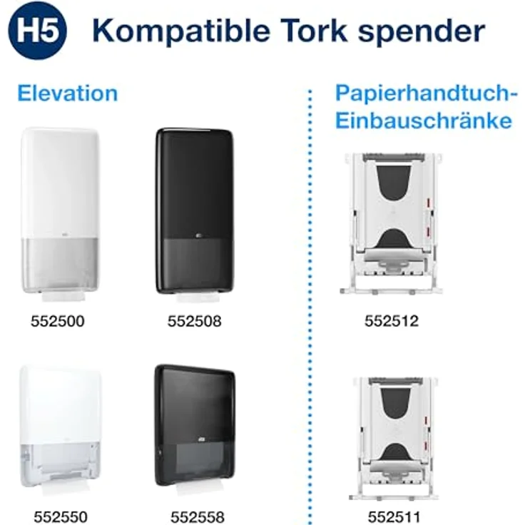 TORK Drucker- und Kopierpapier PapierhandtÃ¼cher PeakServeÂ® Endlosâ„¢ H5 Interfold-Falzung 1-lagig 4.920 – Bild 5