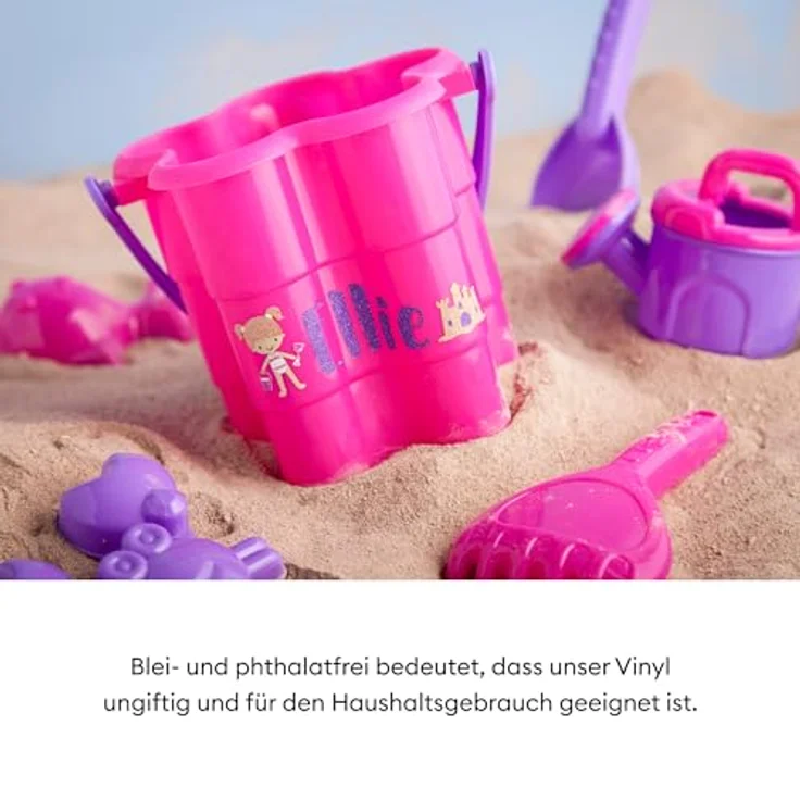 Cricut Smart Vinyl, permanentes Bastelpapier, mattiert, weiß, 33 cm x 3.7 m, spülmaschinengeeignet, wetterbeständig – Bild 2