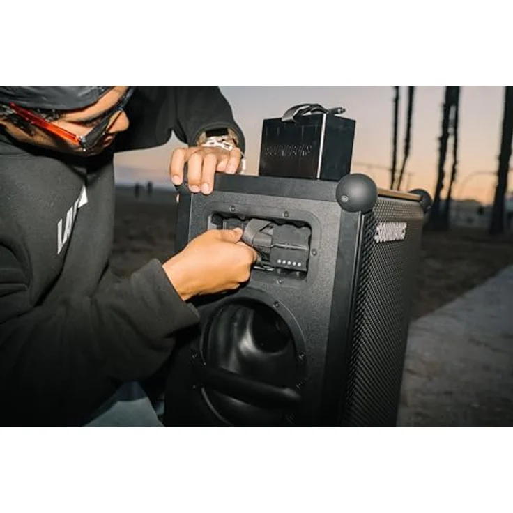 SOUNDBOKS SOUNDBOKS 4 - Bluetooth Performance Speaker - Lautester Party Lautsprecher mit 40 Stunden Akku - Kabelloser und tragbarer Lautsprecher - Designed in Dänemark - 126dB (Schwarz) – Bild 3