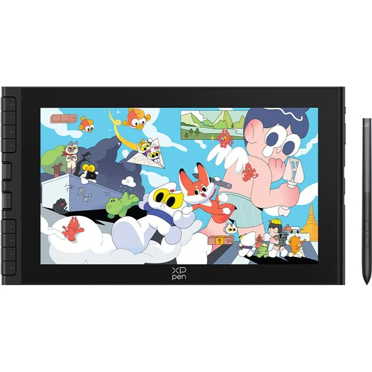 XP-Pen Artist 12 3rd, 11,9 Zoll Grafiktablet mit Bildschirm, 16K Druckstufen, X-Zifferblatt-Rädern und 8 Tasten