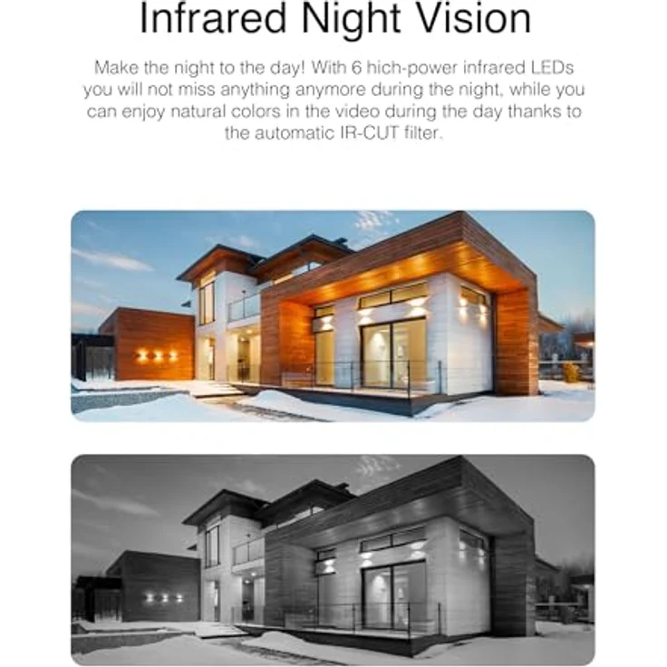 INSTAR IN-9420 2K+ schwarz, Überwachungskamera mit KI (AI) - IP Kamera - PIR - Steuerbar PTZ - Innen- und Außenbereich - Audio - HomeKit - MQTT – Bild 5