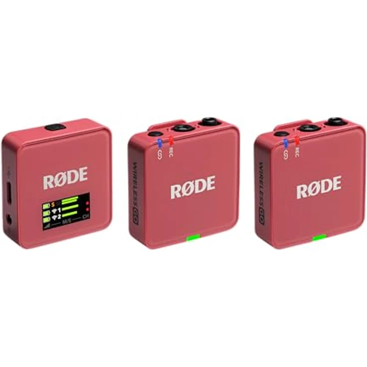 RØDE Wireless GO (Gen 3) – Kompaktes kabelloses Mikrofon mit 32-Bit Float Aufnahme, automatischer Pegelregelung und universeller Kompatibilität für Kameras, Telefone und Computer, Rosa – Bild 2