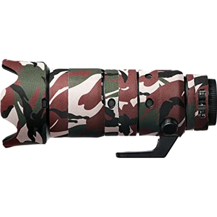 easyCover Lens Oak, Objektivschutz für Nikkor Z 70-200mm f/2.8 VR S, Grüne Camouflage, wasserfest und stoßfest aus hochwertigem Neopren und Nylon – Bild 1