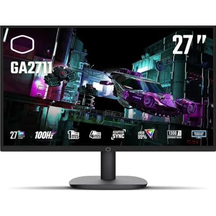 Cooler Master GP2711, 27 Zoll QHD Monitor mit IPS-Panel, 100Hz, 1ms Reaktionszeit, DisplayPort/HDMI – Bild 1