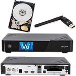 VU+ UNO 4K SE Sat Receiver mit 1TB Festplatte und WLAN-Stick 150 MBit/s