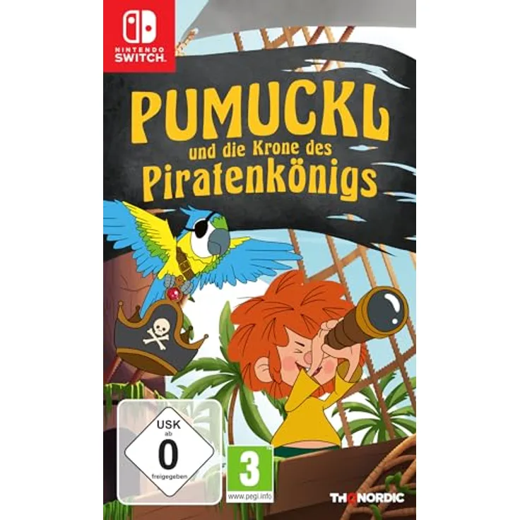THQ NORDIC GMBH Pumuckl und die Krone des Piratenkönigs - Nintendo Switch Spiel mit 3D-Rätseln, Koop-Modus und Originalstimme
