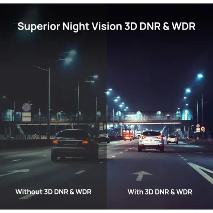 Dashcam 70MAI A500s Pro+ 1944P | Dash cam 140 ° 2" | Camera Auto mit GPS | Kamera WDR & G-Sensor & ADAS | Unterstützt 128GB | Möglichen Parküberwachung & Loop-Aufnahme | Auto Zubehör - Cam 70mai – Bild 5