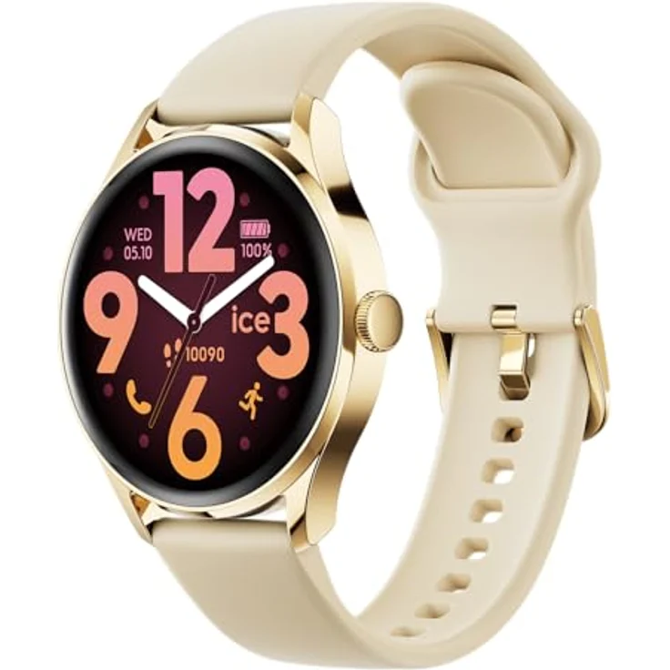 Ice Watch Ice Smart 3.0, Damen Smartwatch mit 1,20 Zoll Display, Gold-Beige – Bild 2