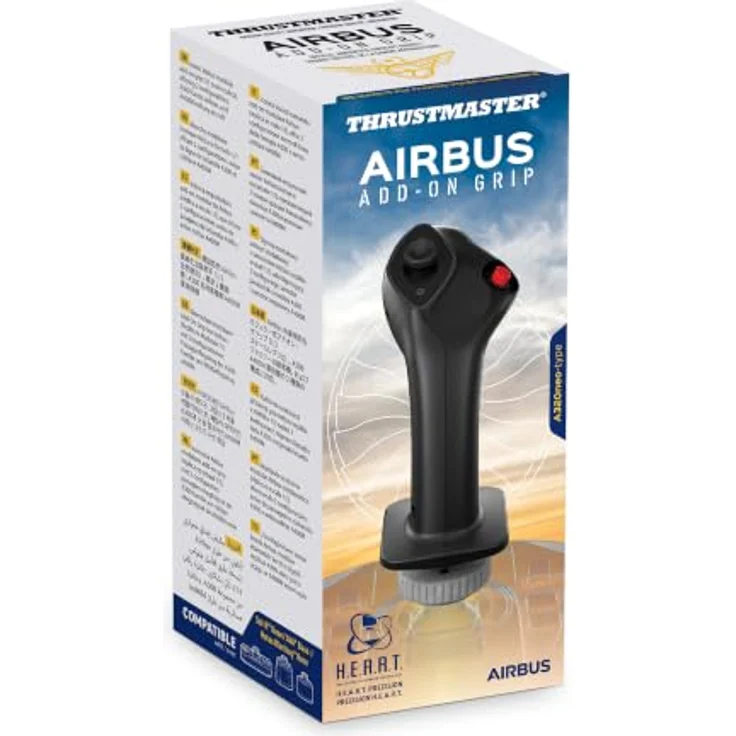THRUSTMASTER Airbus Add-On Grip für Linkshänder, Joystickgriff A300/A400M, kompatibel mit AVA- und HOTAS-Basen, H.E.A.R.T Technologie – Bild 14
