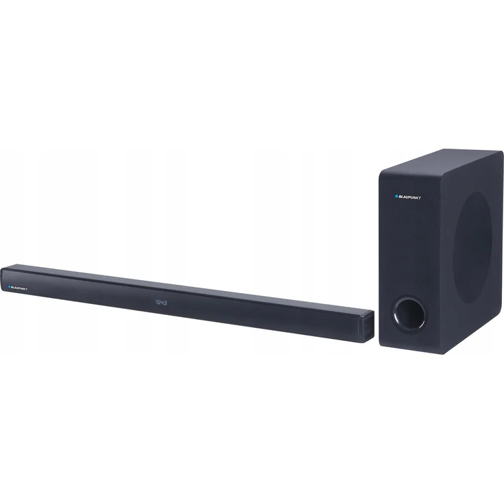 Blaupunkt LS100SUB 2.1 Soundbar, 120W RMS mit Bluetooth, HDMI ARC, Subwoofer und integriertem FM-Tuner