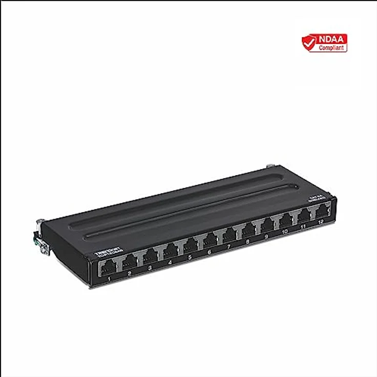 TRENDnet TC-P12C6AS Patch Panel 12-port Cat6a geschirmt Für Wandmontage – Bild 3
