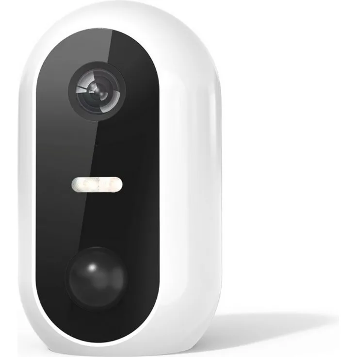 Denver Outdoor WiFi-Cam mit Akku IOB-209 Überwachungskamera (Außenbereich) mit Flutlicht und Zwei-Wege-Audio