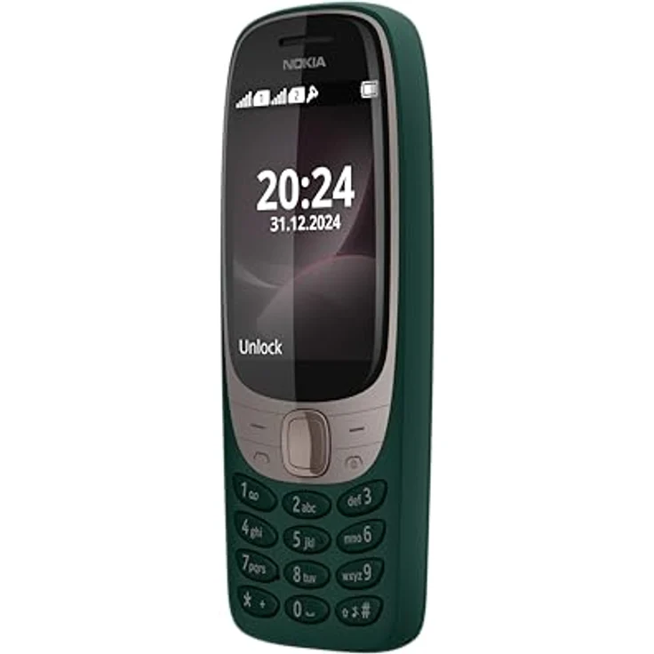 Nokia 6310 2024, Smartphone in Grün mit kompakten Maßen (14 x 7,4 x 6 cm) – Bild 2