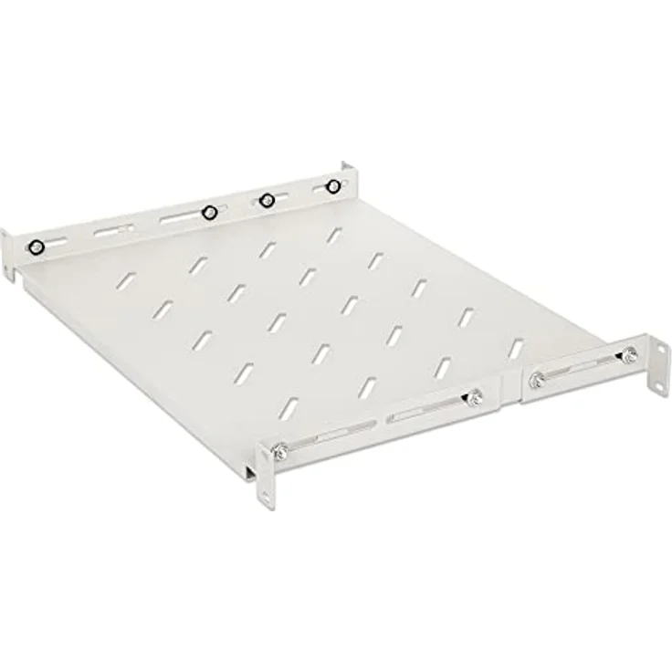 Intellinet 19" Fachboden Variable Schienen 350mm tief grau – Bild 1