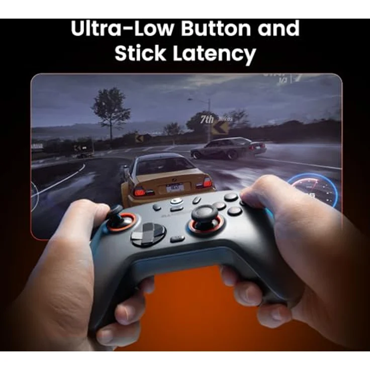 Gamesir NOVA2 LITE - Wireless Controller mit Tri-Mode-Konnektivität, 600-mAh-Akku, Weiß – Bild 6