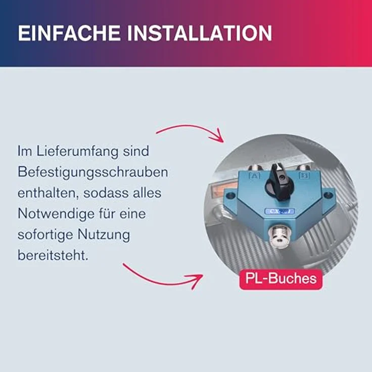 Koaxialteiler Albrecht CX 201 Code 7401 mit 2 Möglichkeiten zur Montage von 2 Radiosenderantennen – Bild 5