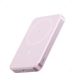 Anker MagGo Powerbank, Ultra-schlankes 10.000mAh magnetisches Akkupack, Qi2-zertifiziert, portabel, 15W Ultra-schnelles MagSafe-kompatibles Ladegerät, ergonomisches Design - Nur für iPhone 15/14/13/12