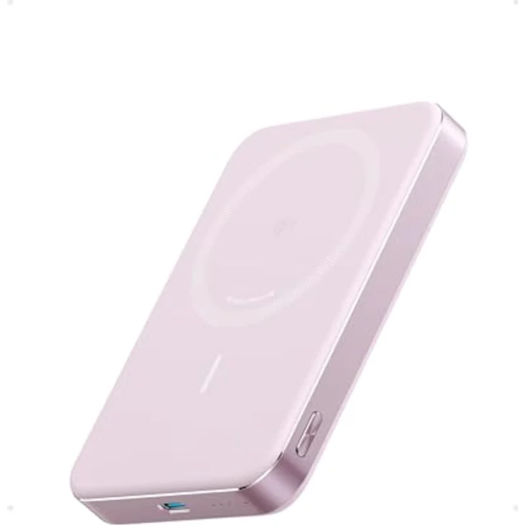 Anker MagGo Powerbank, Ultra-schlankes 10.000mAh magnetisches Akkupack, Qi2-zertifiziert, portabel, 15W Ultra-schnelles MagSafe-kompatibles Ladegerät, ergonomisches Design - Nur für iPhone 15/14/13/12 – Bild 1