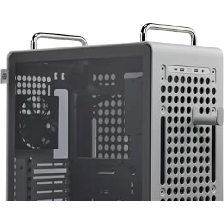 Cooler Master QUBE 540 Moonstone, ATX Tower-Gehäuse mit Tempered Glass, flexibler Layout-Option und Unterstützung für bis zu 360-mm-Flüssigkeitskühlung – Bild 7