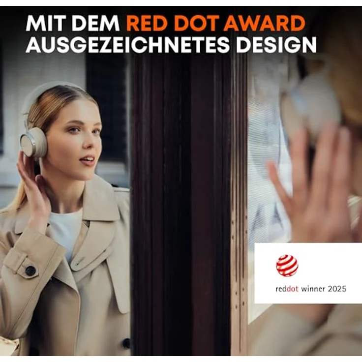 beyerdynamic AVENTHO 100, Wireless On-Ear Kopfhörer mit ANC, bis zu 60 Stunden Akkulaufzeit, schwarz, App-Update verfügbar – Bild 3