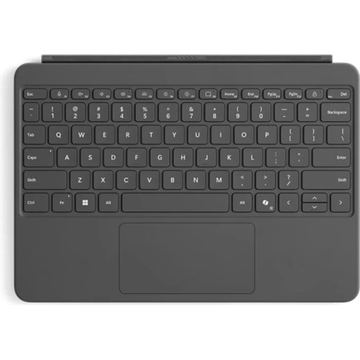 Microsoft Surface Pro 12-Zoll Tastatur für Business (DE, Docking), Grau – Komfortable Eingabe, kompatibel mit Surface Pro Geräten