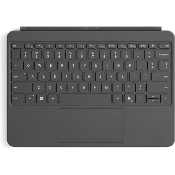 Microsoft Surface Pro 12-Zoll Tastatur für Business (DE, Docking), Grau – Komfortable Eingabe, kompatibel mit Surface Pro Geräten